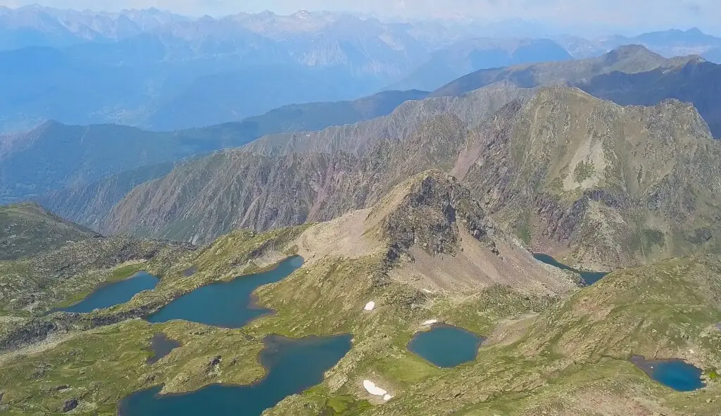 Vistes des del Pic de la Coma del Forn, Alt Pirineu